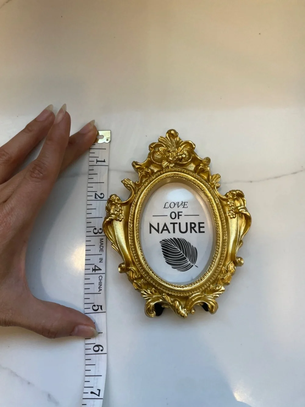 Gold Ornate Oval Picture Frame – Love of Nature